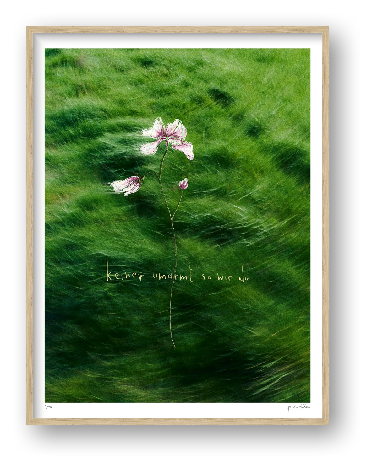 Umarmung — framed