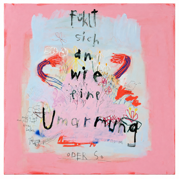 Umarmung – frontale Gesamtansicht des Originalwerks